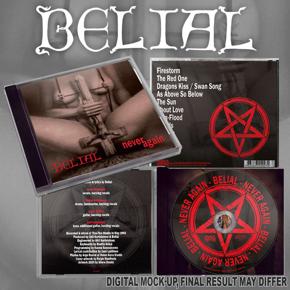 Belial - Never again - CD