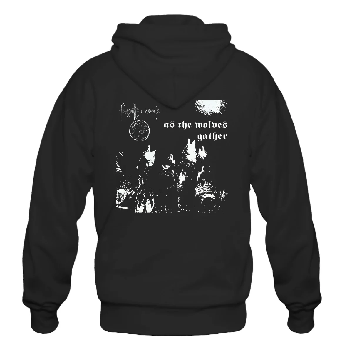 Forgotten Woods - As The Wolves Gather - zip Hooded Sweatshirt - Image 2