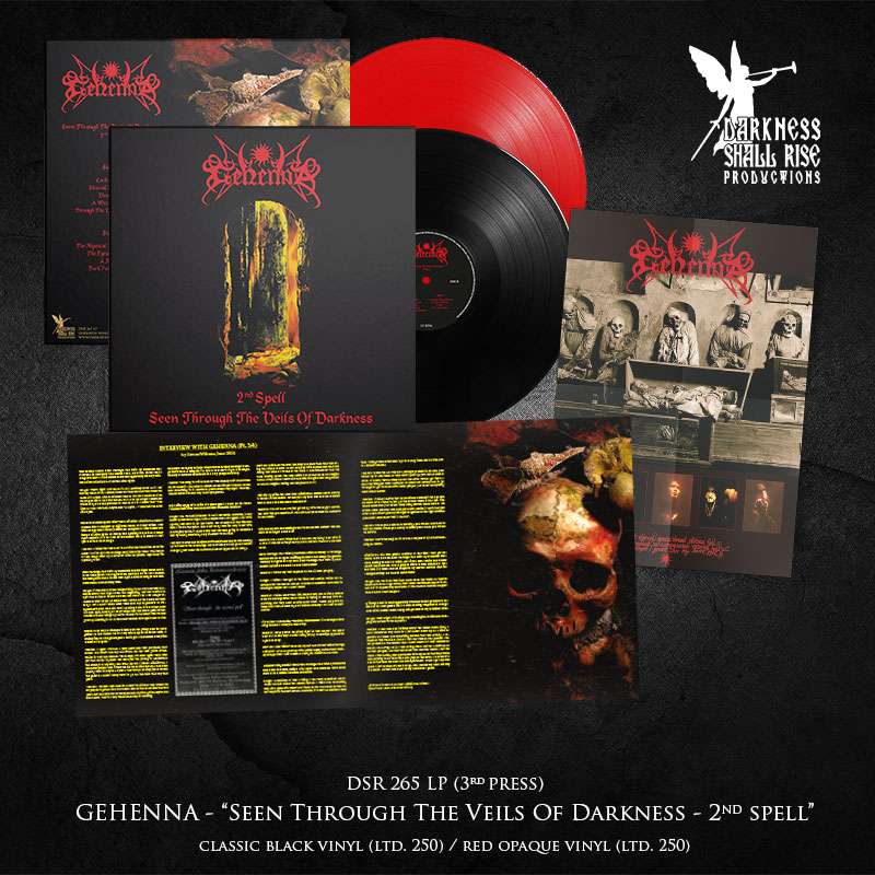 Gehenna - Seen Through The Veils Of Darkness (The Second Spell) - (red,opaque)LP