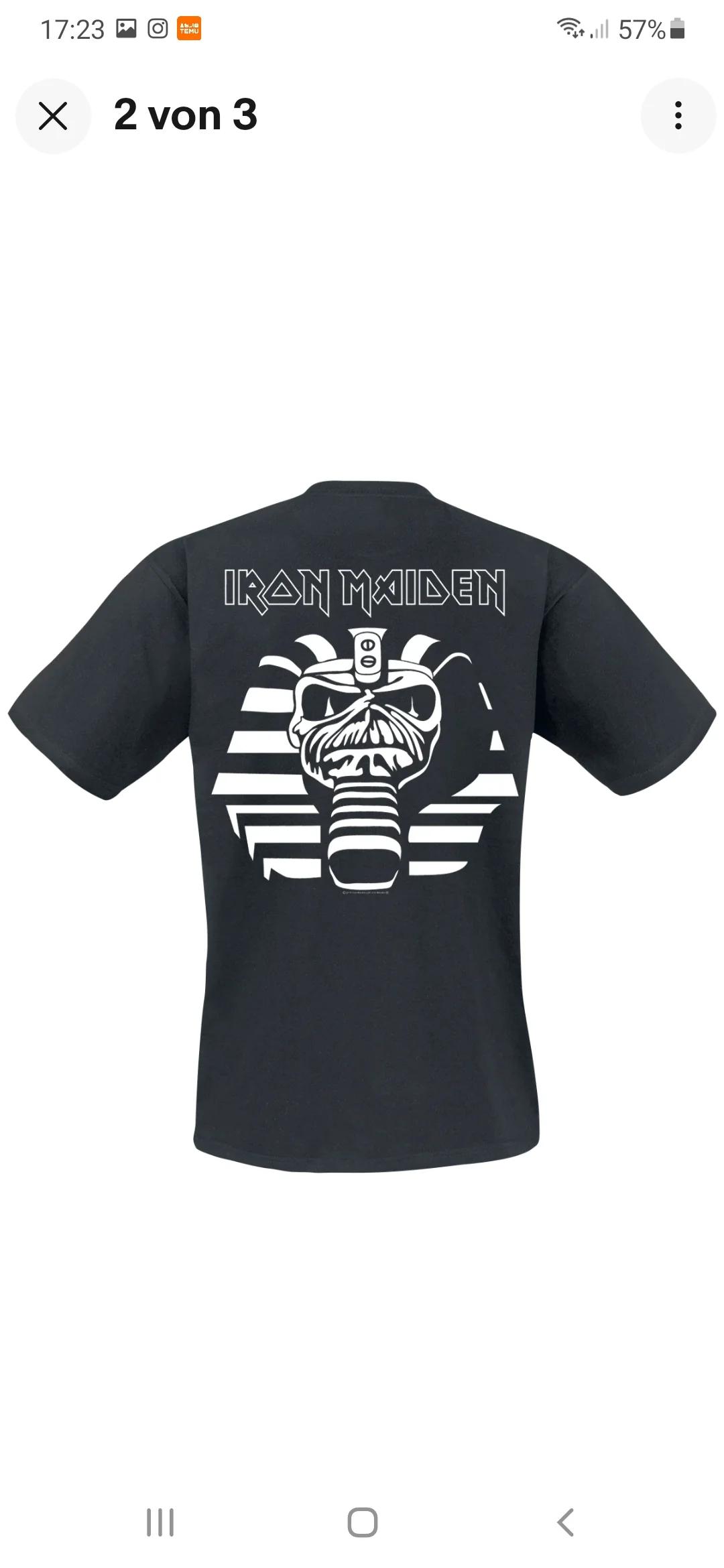 Iron Maiden - Powerslave - T-Shirt - Image 2