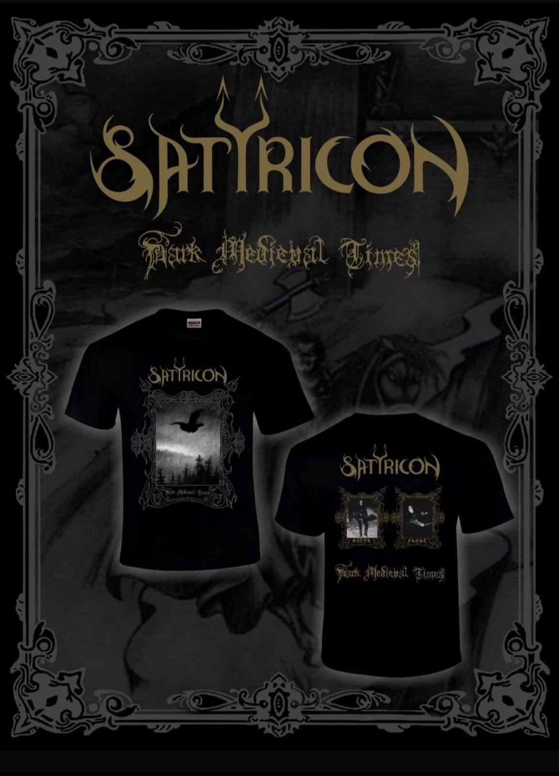 Satyricon - Dark medieval times -  T-Shirt