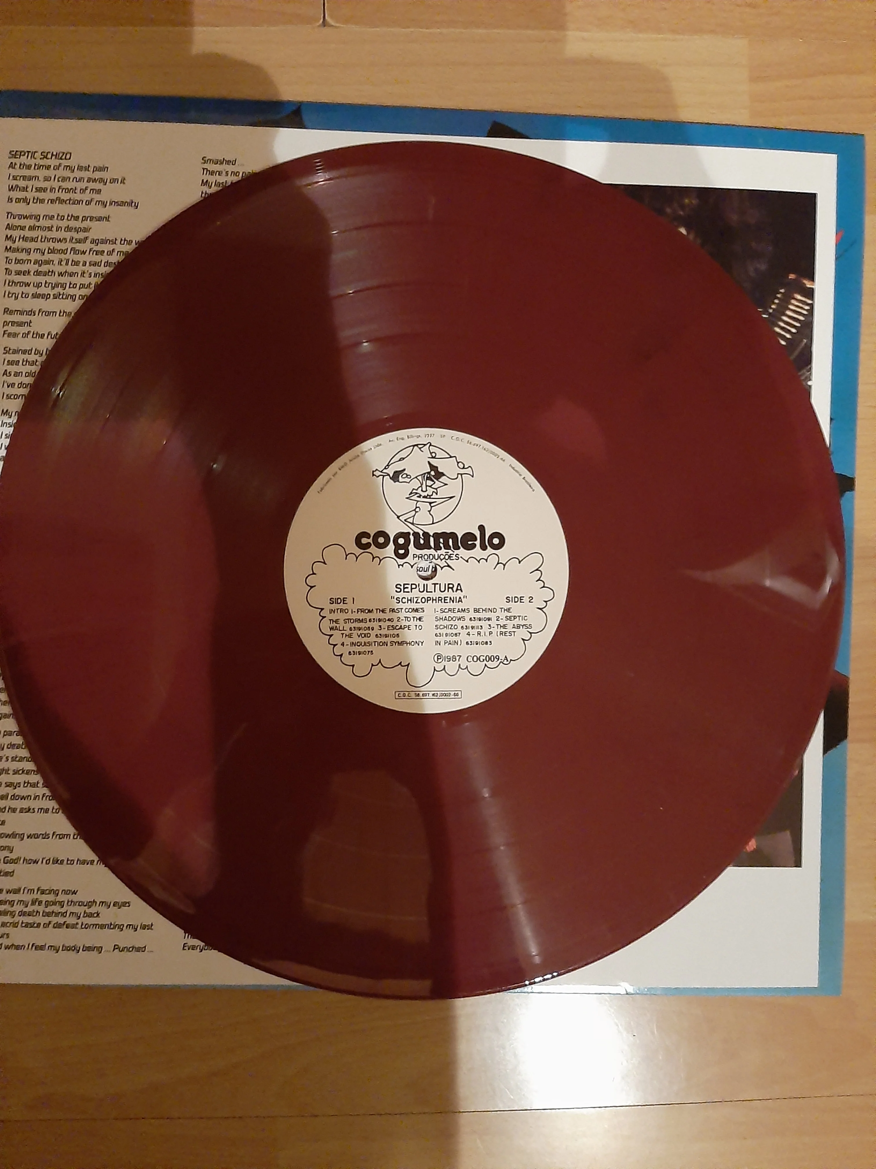 Sepultura - Schizophrenia - LP (pink,marble) - Image 3