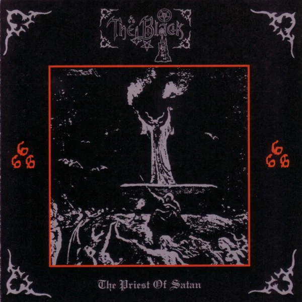 The Black - The priest of satan - LP (silver/black)